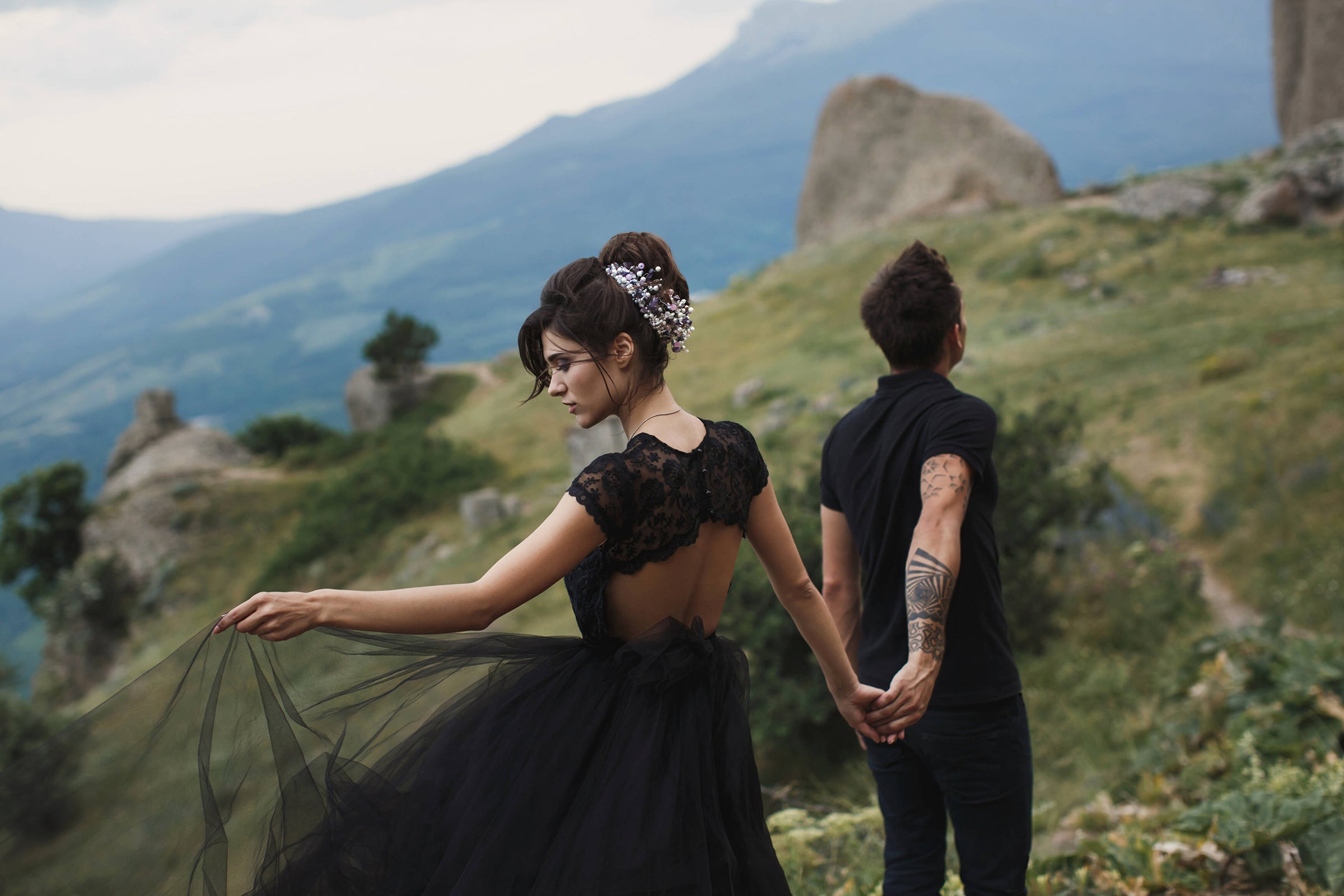 princess polly baby blue dress Dare to be different this Halloween!  This stunning black wedding dress  from @abellabride is for the bold, the fearless, and the unconventional  bride. Perfect for those who want to say 'I